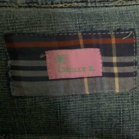 Molly B Stretch Denim Jean Jacket sz XS - Picture 11 of 11